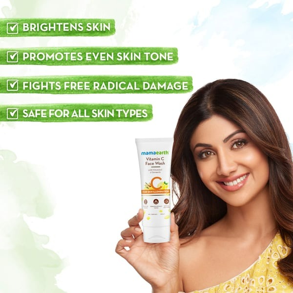 Mamaearth Vitamin C Face Wash For Skin Illumination - Grab2buy