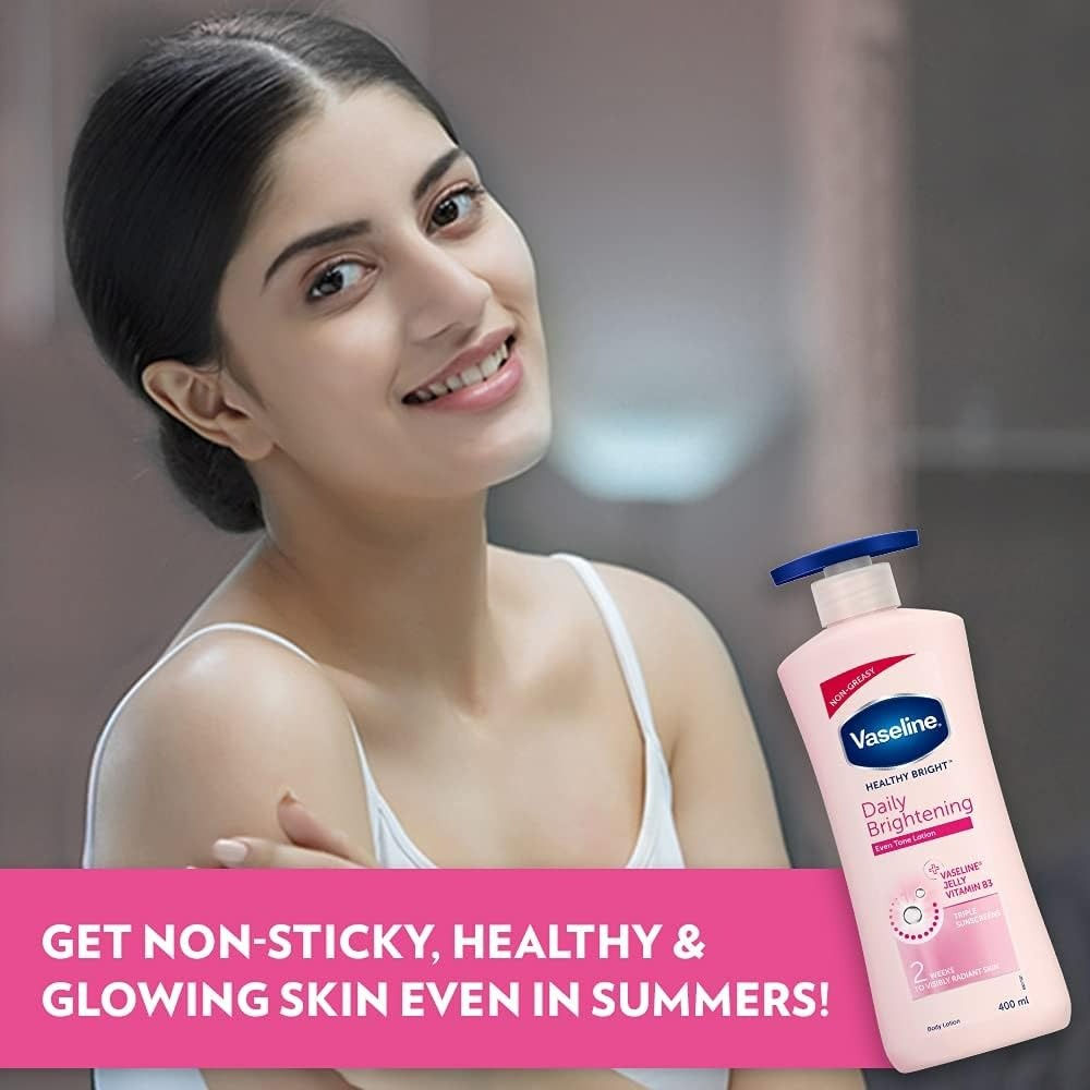 Vaseline Healthy Bright Daily Brightening Body Lotion - Grab2buy