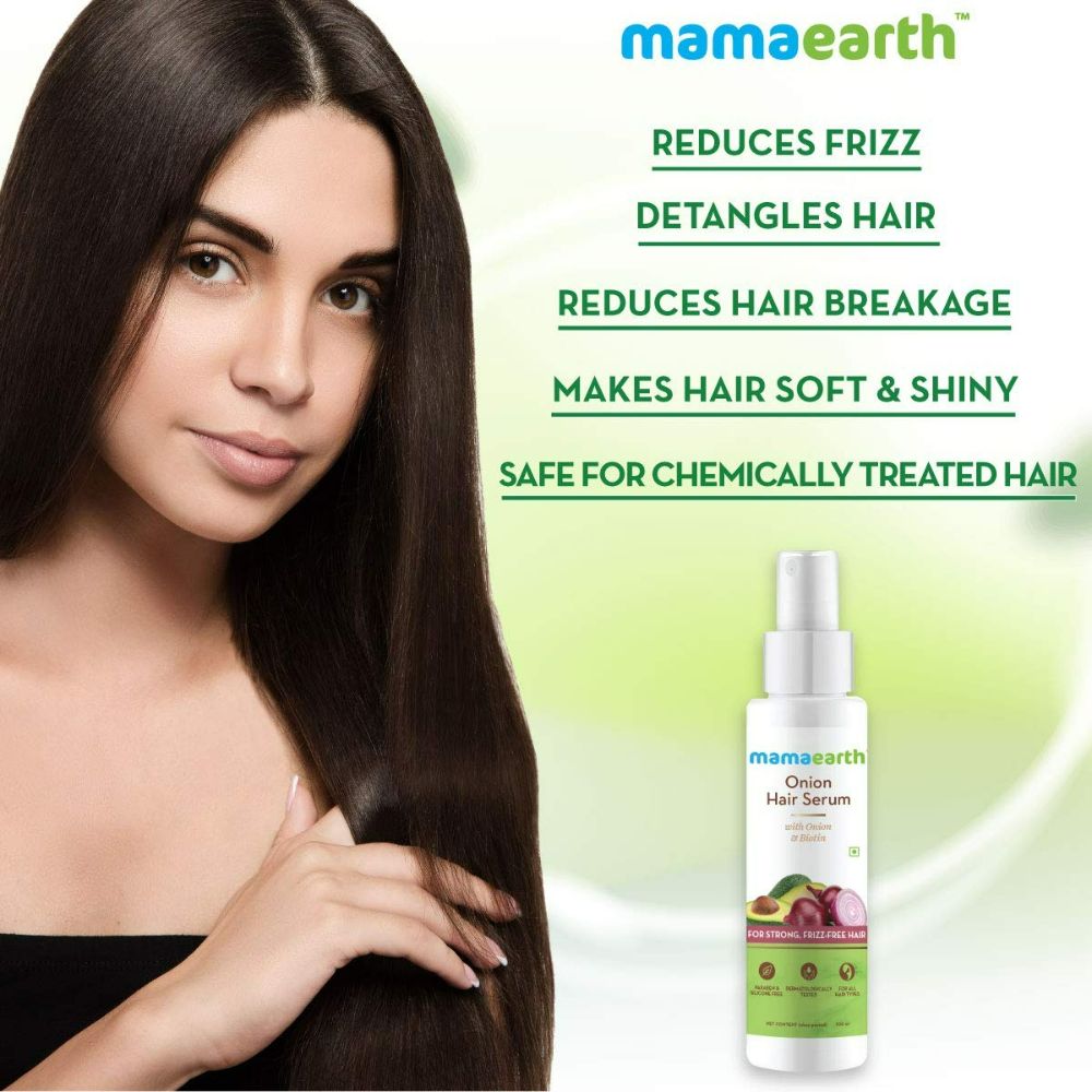 Mamaearth Onion Hair Serum For Strong , Frizz Free Hair - Grab2buy