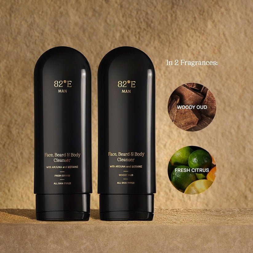 82°E By Deepika Padukone Face, Beard and Body Cleanser - Fresh Citrus 