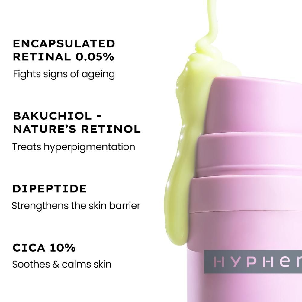 Hyphen By Kriti Sanon 0.05% Retinal Reset Serum, Boosts Collagen, Reduces Wrinkles 
