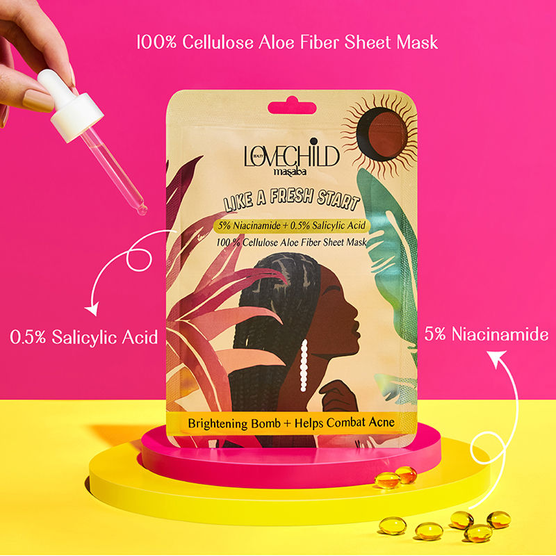 LoveChild By Masaba Gupta Like A Fresh Start - Sheet Mask - Grab2buy