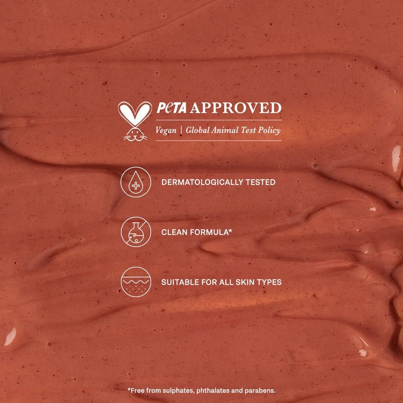 82°E By Deepika Padukone Manjishtha Mud Clarifying Mask, Cleans Pores, Removes Excess Oil 