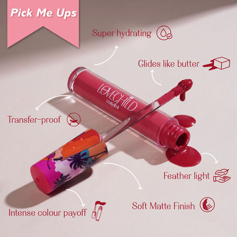 LoveChild By Masaba Gupta Mamma Mia Lush-Matte Lip Creme - Masala Chai 