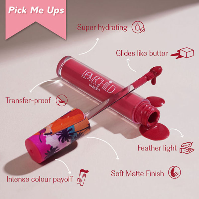 LoveChild By Masaba Gupta Mamma Mia Lush-Matte Lip Creme - Kapi Martini 