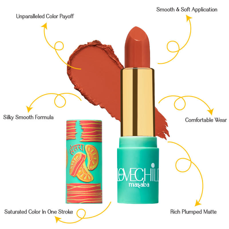 LoveChild By Masaba Gupta Luxe Matte Lipstick - 09 Sour-Casm 