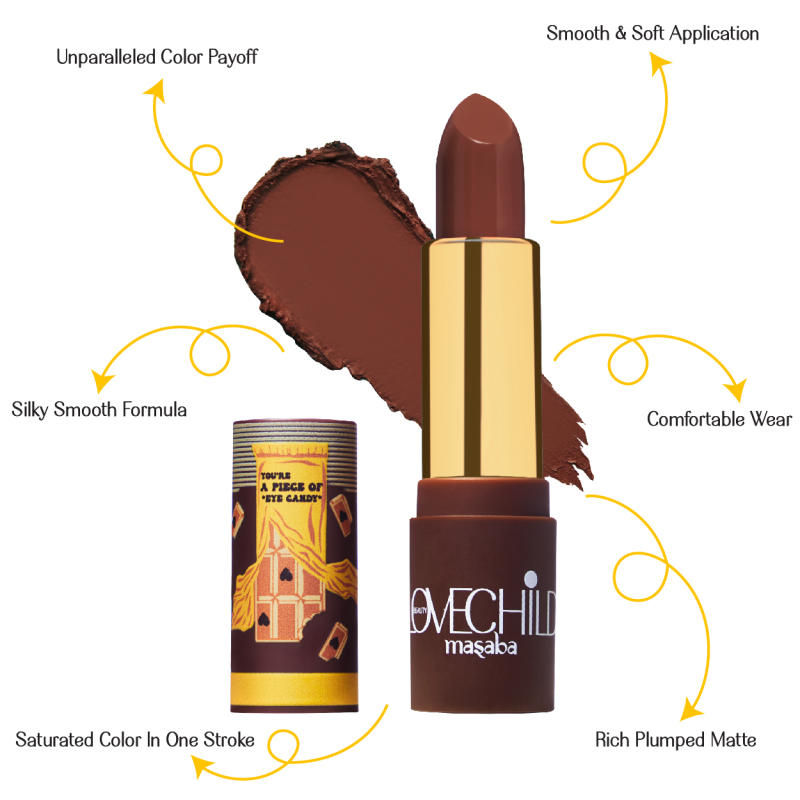 LoveChild By Masaba Gupta Luxe Matte Lipstick - 11 Bar-Fee 