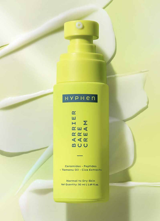 Hyphen By Kriti Sanon Barrier Care Cream For Dry Skin With Ceramide, Tamanu Oil, CICA Extracts, Instant Skin Hydration 