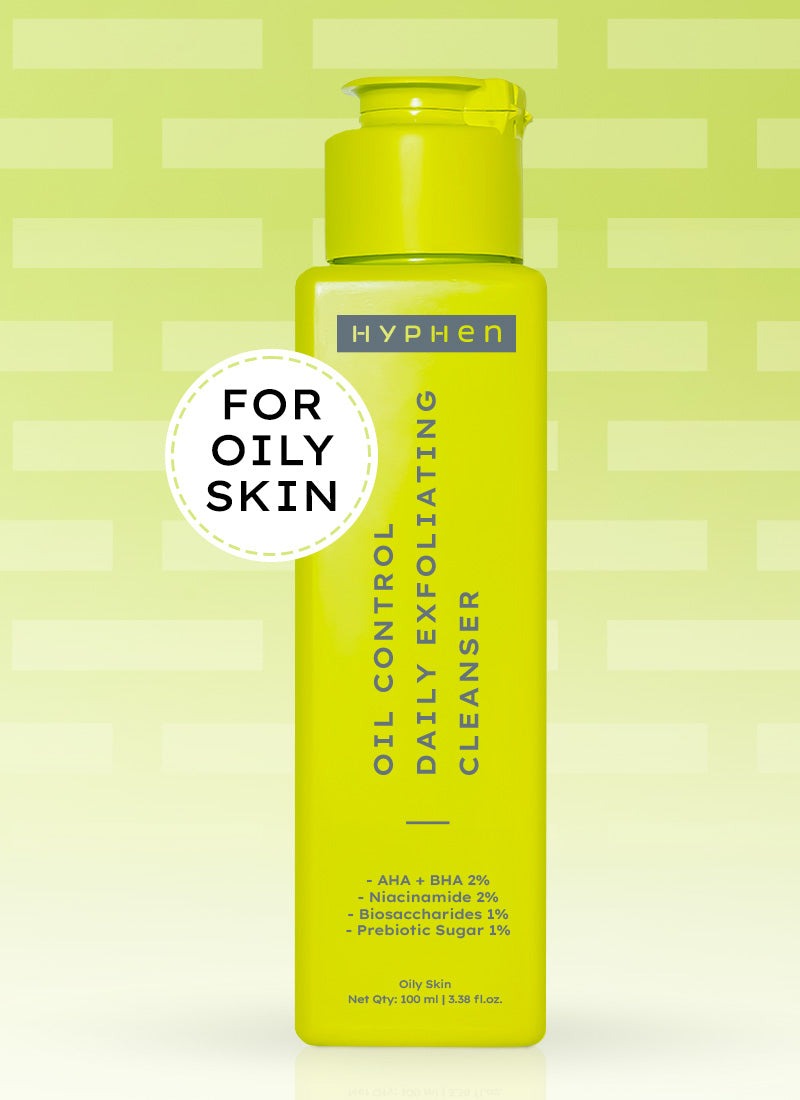 Hyphen By Kriti Sanon Oil Control Daily Exfoliating Cleanser - Grab2buy