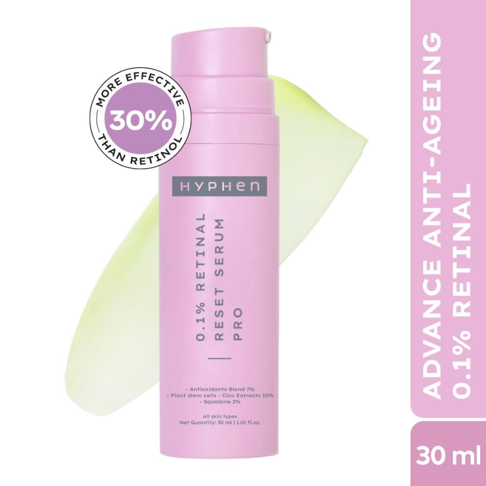 Hyphen By Kriti Sanon 0.1% Retinal Reset Serum Pro Anti Ageing Face Serum, Reduces Fine Lines & Wrinkles, Boosts Collagen 