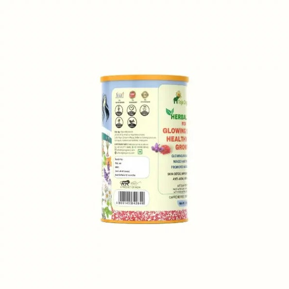 Teja Organics Skin Glow & Hair Growth Herbal Tea  Grab2Buy Teja Organics Grab2Buy