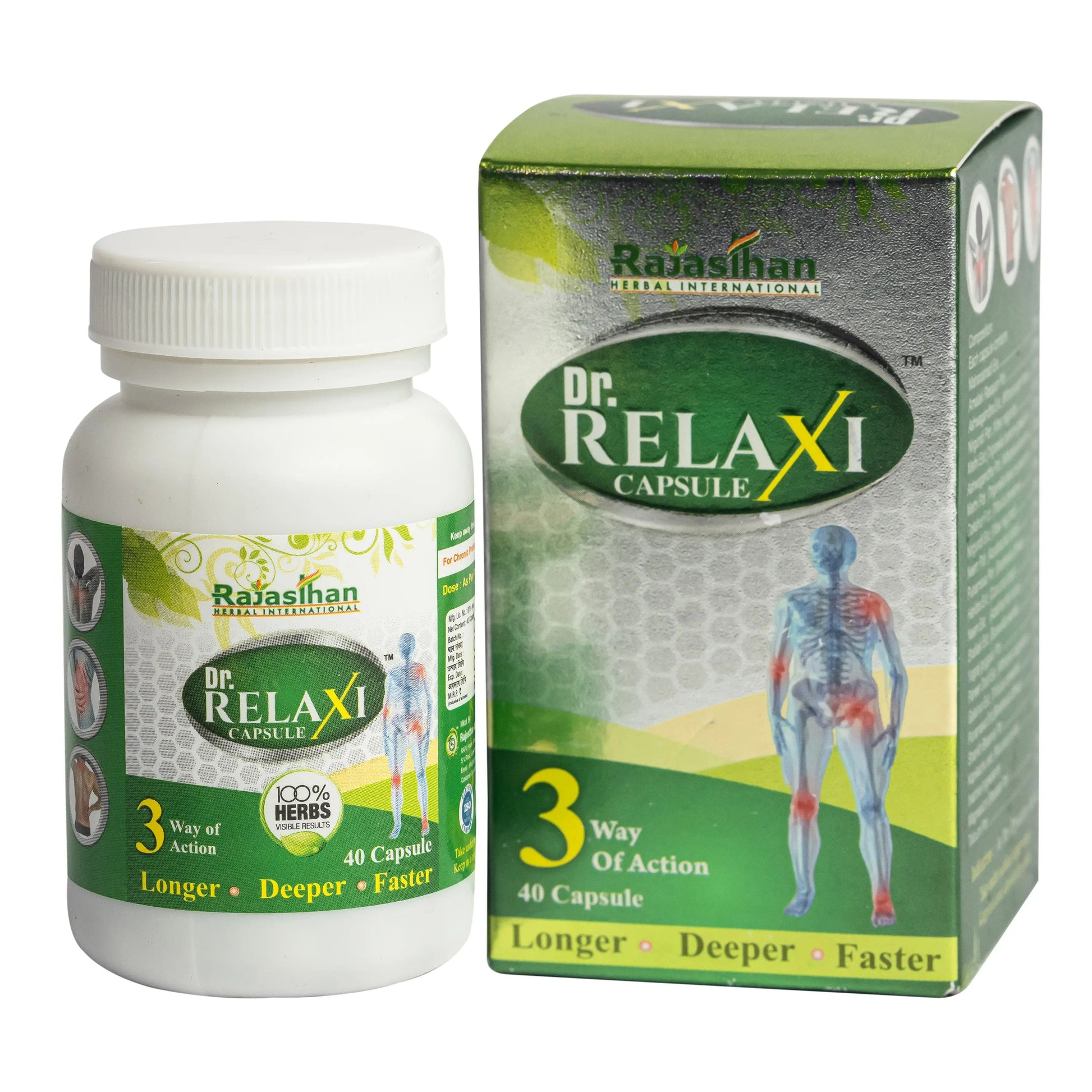 Dr Relaxi Herbal Capsules for Joints Pain and Arthritis - Grab2buy