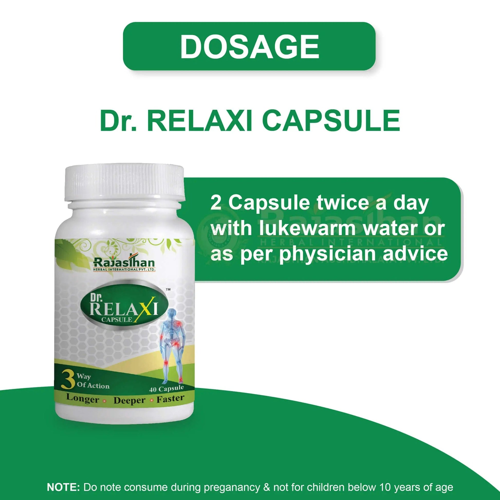 Dr Relaxi Herbal Capsules for Joints Pain and Arthritis - Grab2buy