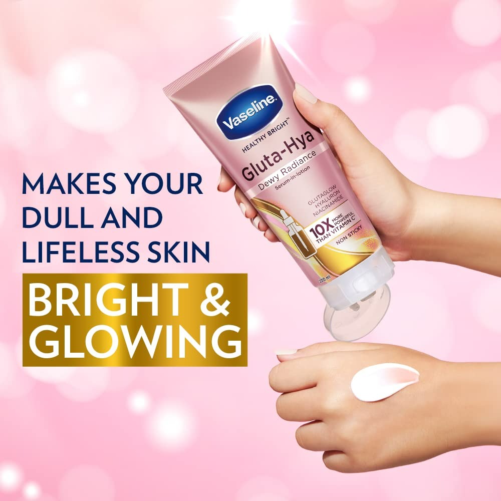 Vaseline Gluta Hya Serum-in-Lotion - Dewy Radiance & Flawless Glow Combo - Grab2buy
