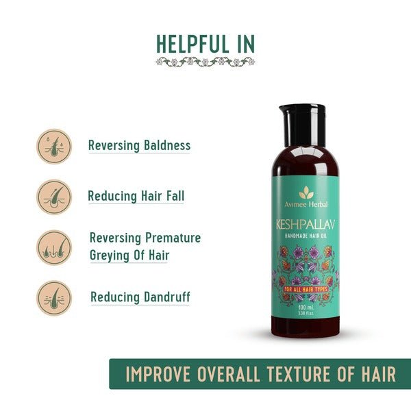 Avimee Herbal Keshpallav Hair Oil - Grab2buy