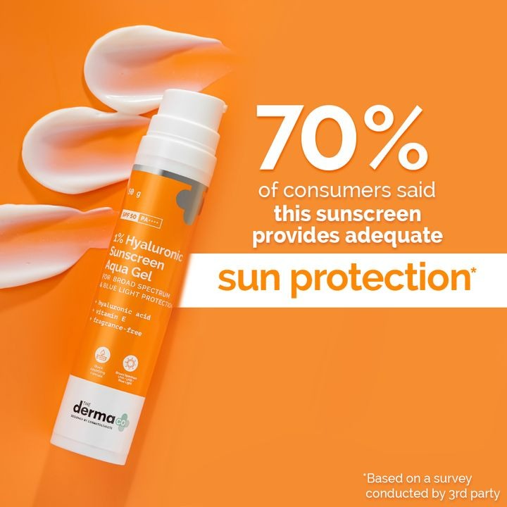 The Derma Co 1% Hyaluronic Sunscreen Aqua Gel - Grab2buy