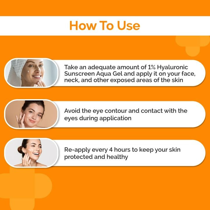 The Derma Co 1% Hyaluronic Sunscreen Aqua Gel - Grab2buy