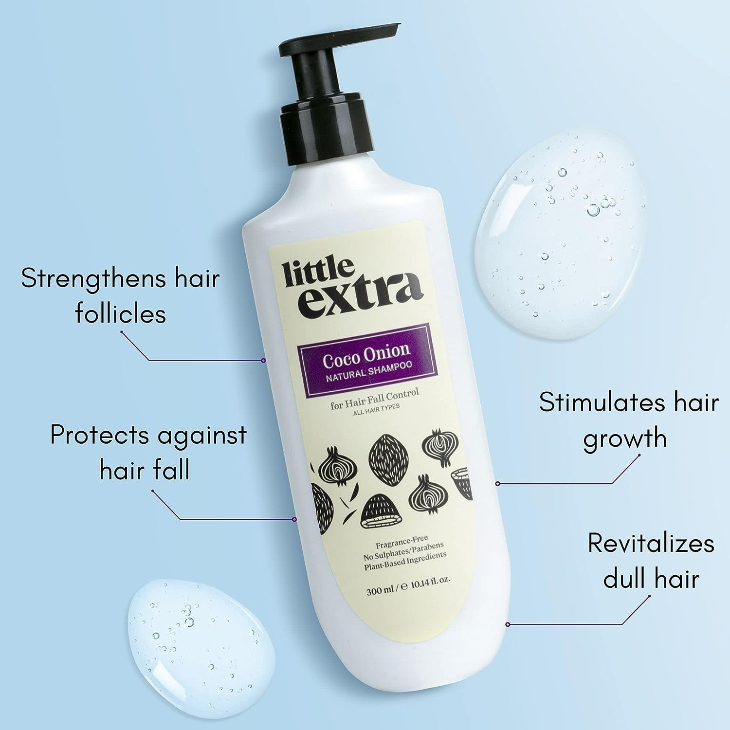 Little Extra Coco Onion Natural Shampoo - Grab2buy