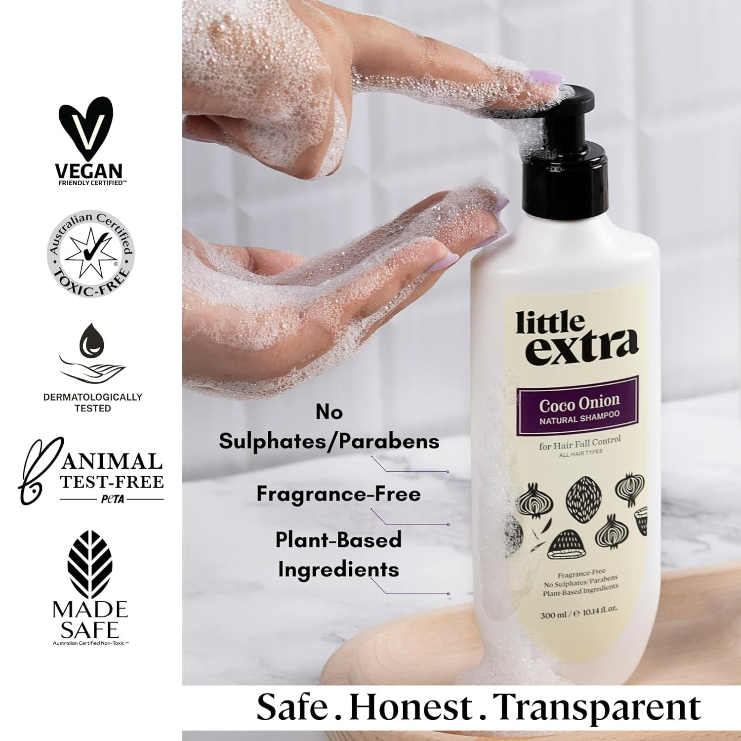 Little Extra Coco Onion Natural Shampoo - Grab2buy