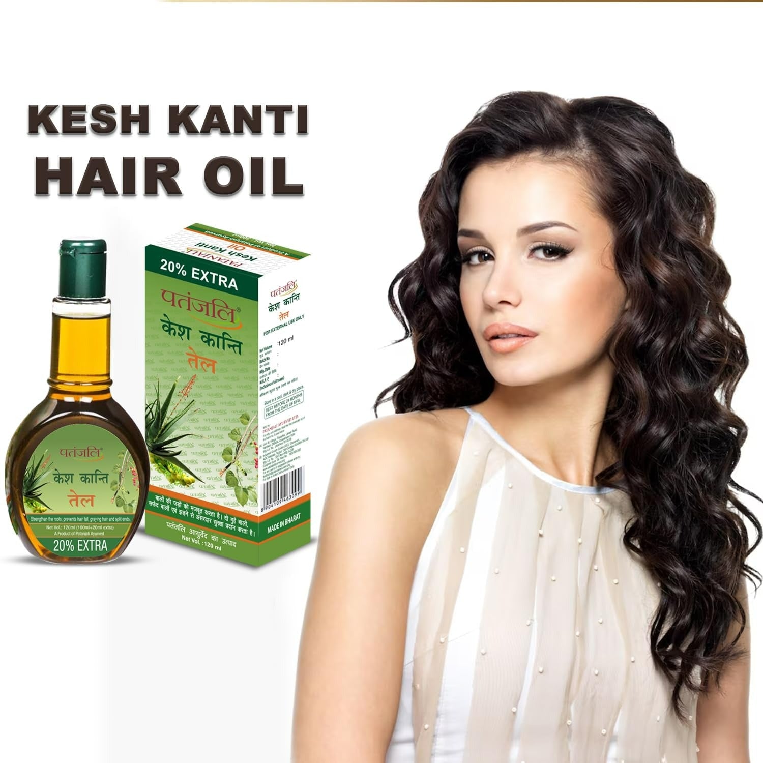 Patanjali Kesh Kanti Hair Oil | Ayurvedic Herbal Oil for Hair Growth, Nourishment & Scalp Health 
