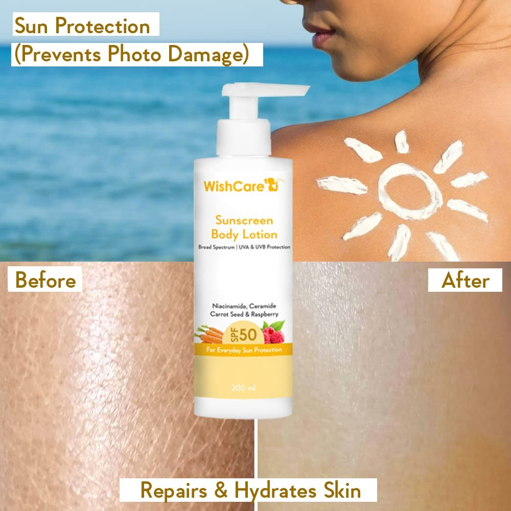 Wishcare Sunscreen Body Lotion SPF 50 - Grab2buy