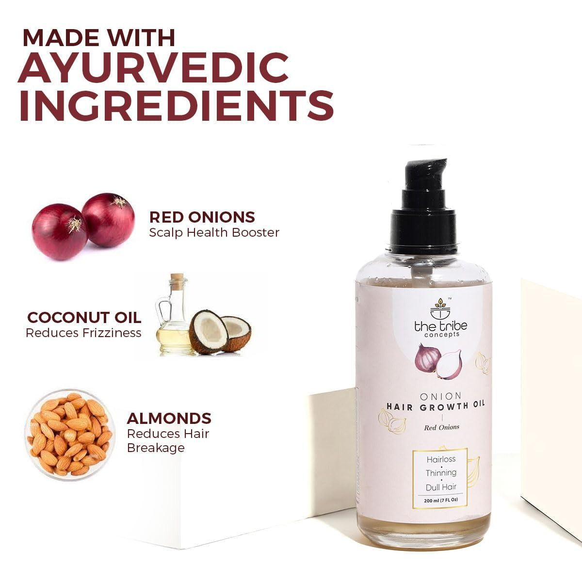 The Tribe Concepts Onion Hair Growth Oil  Grab2Buy The Tribe Concepts Grab2Buy