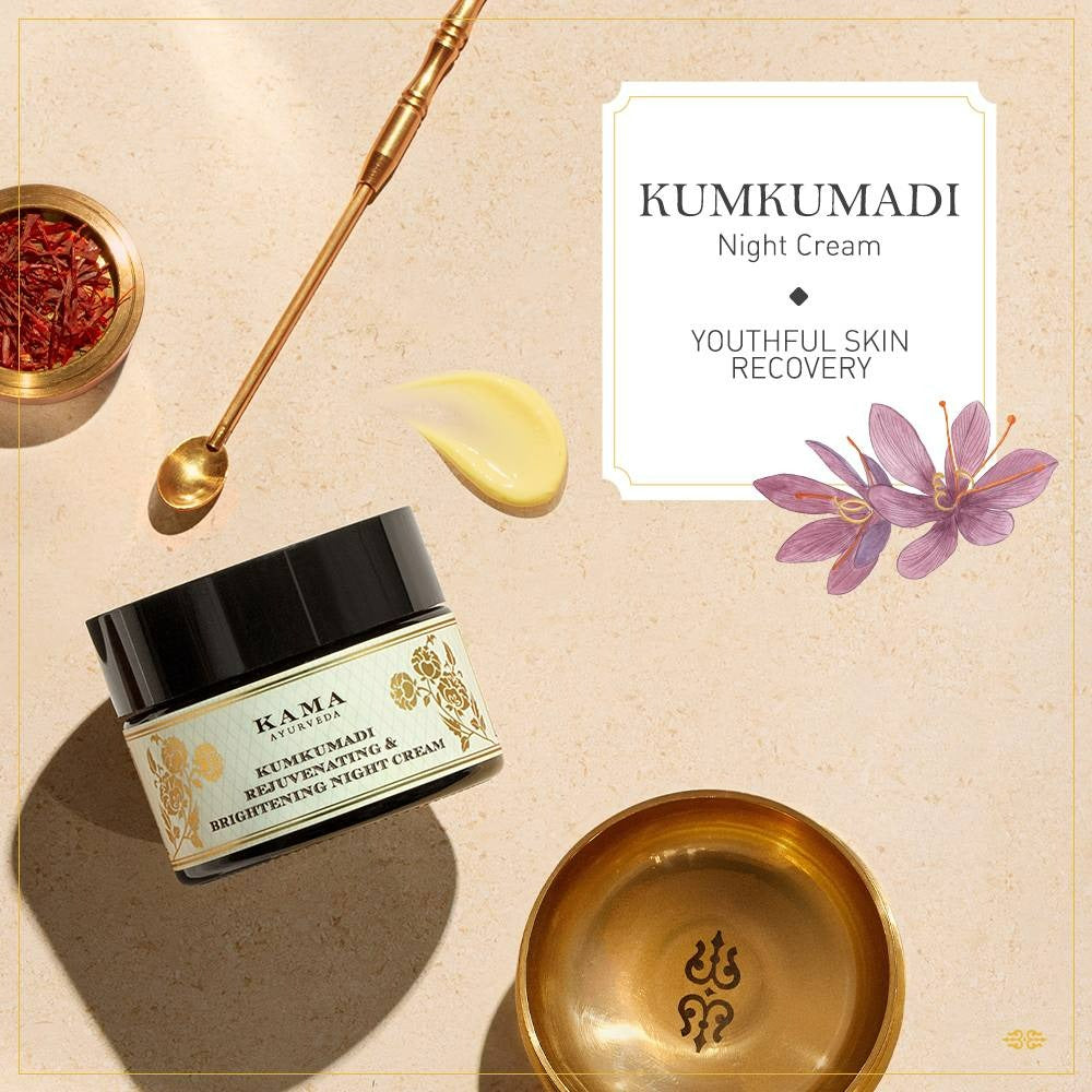 Kama Ayurveda Kumkumadi Rejuvenating & Bright Night Cream - Grab2buy
