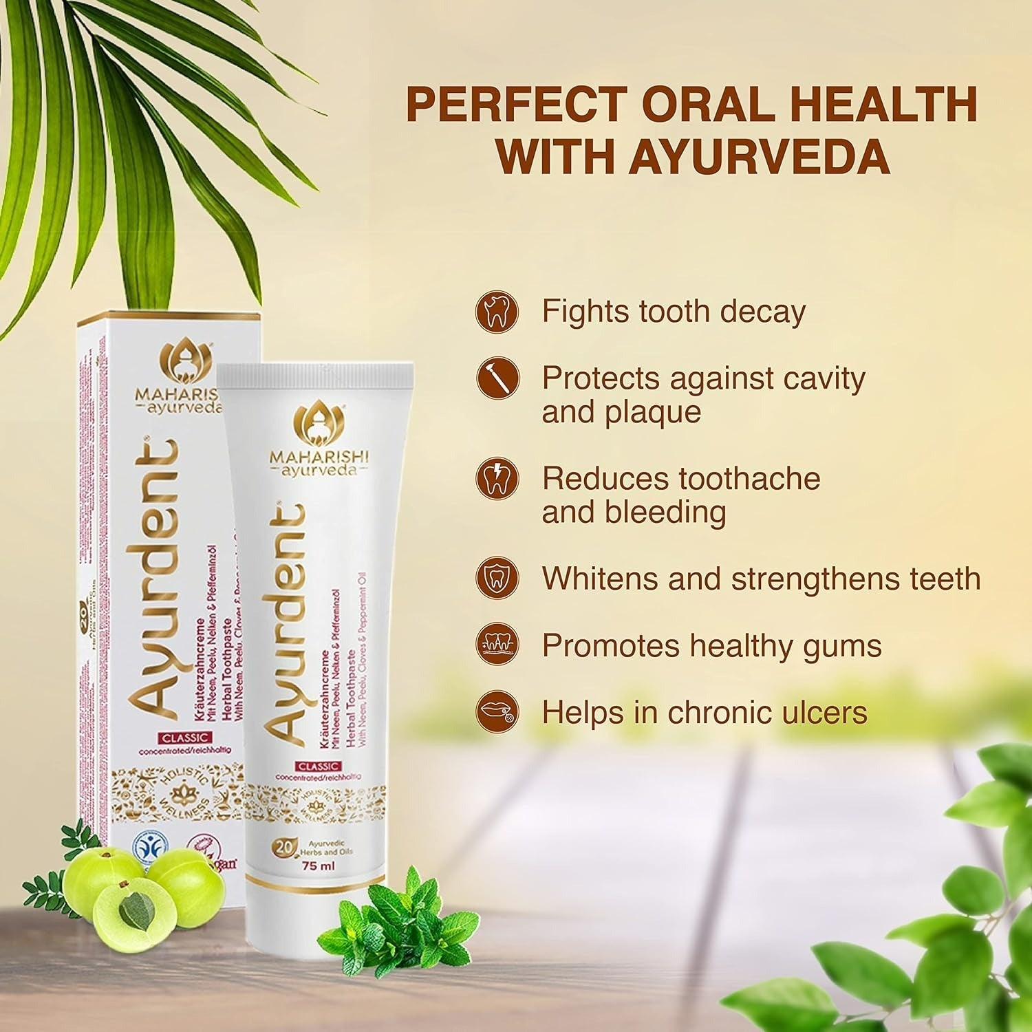 Maharishi Ayurveda Ayurdent Classic Toothpaste 
