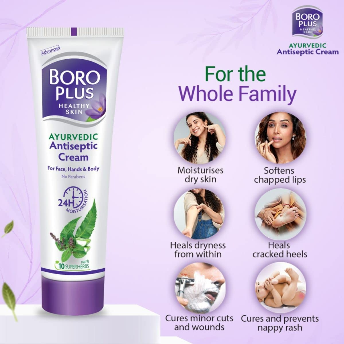 BoroPlus Ayurvedic Antiseptic Moisturisation Cream for Face, Hand & Body - Grab2buy