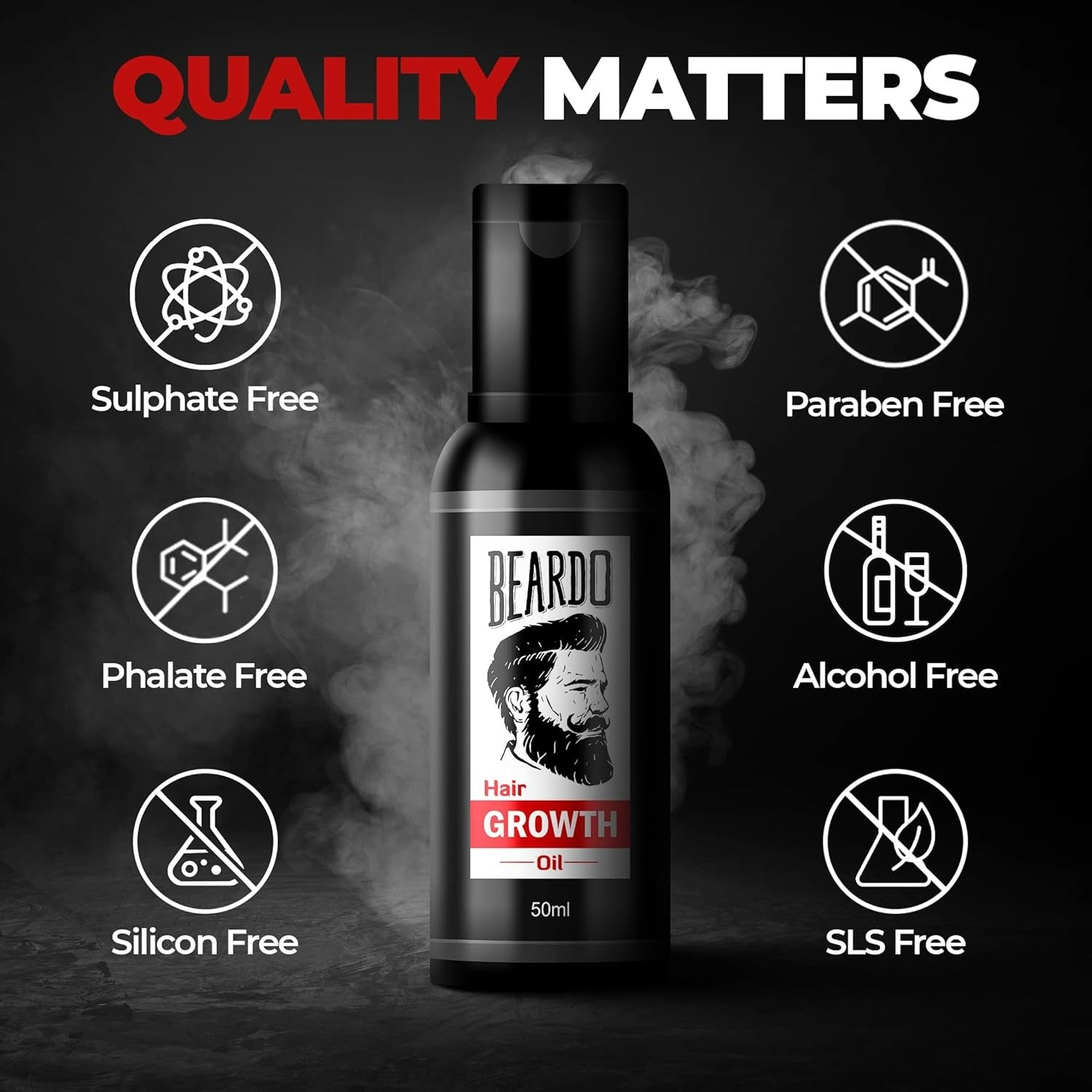 Beardo Beard & Hair Growth Oil - Grab2buy