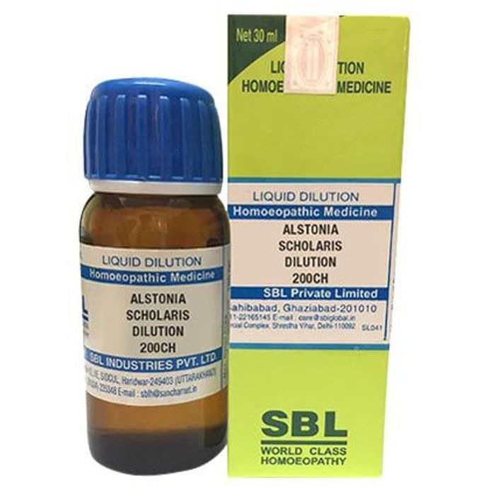 SBL Homeopathy Alstonia Scholaris Dilution 