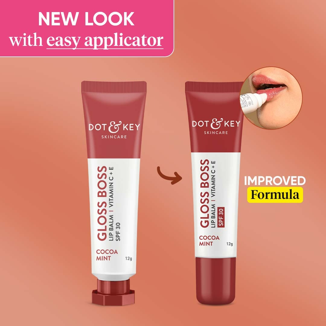 Dot & Key Gloss Boss Cocoa Mint Lip Balm  Grab2Buy Dot & Key Grab2Buy
