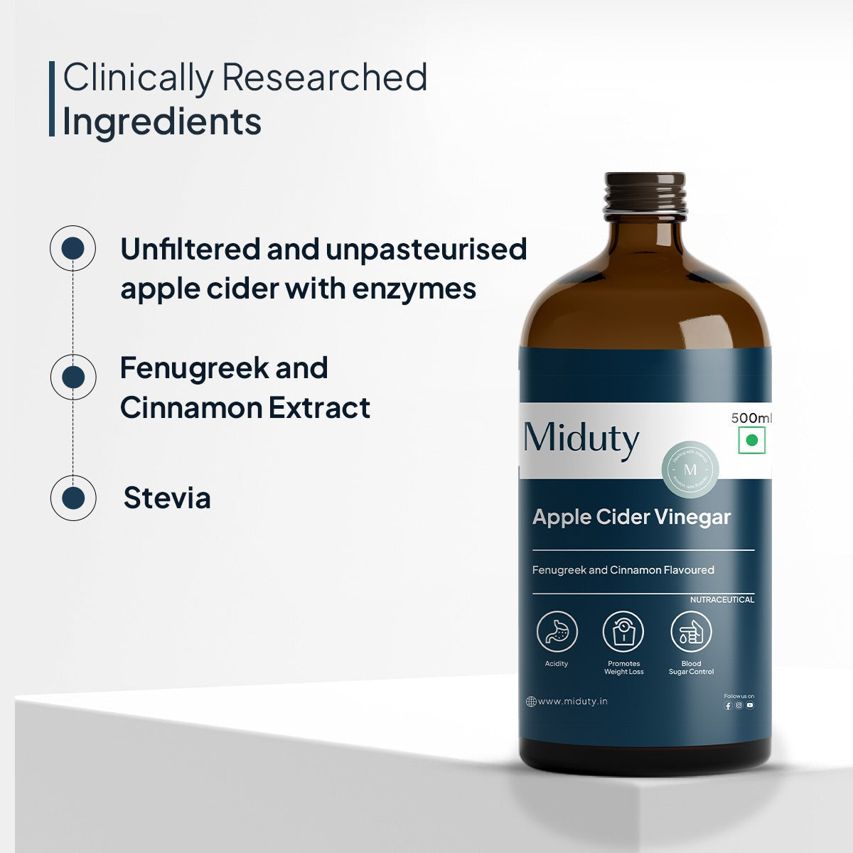 Miduty by Palak Notes Apple Cider Vinegar 