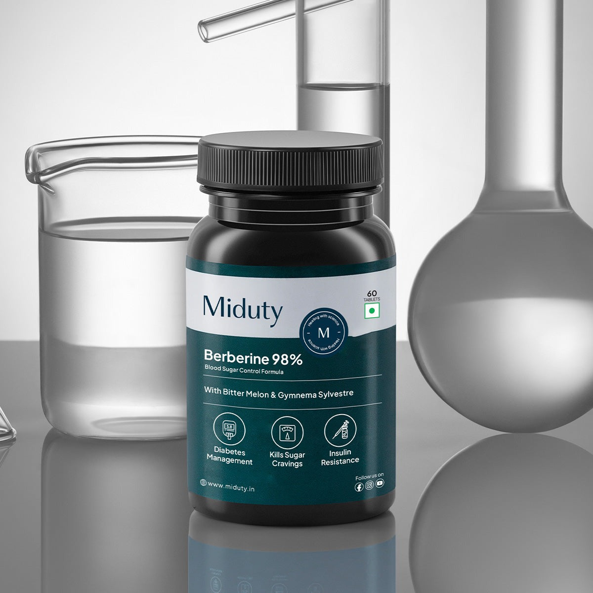 Miduty by Palak Notes Blood Sugar Control Tablets - Grab2buy