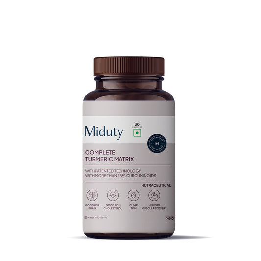 Miduty by Palak Notes Complete Turmeric Matrix Capsules 