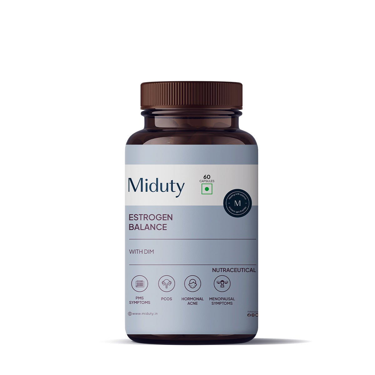 Miduty by Palak Notes Estrogen Balance With Dim Capsules - Grab2buy