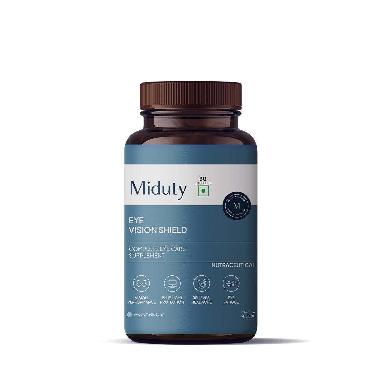 Miduty by Palak Notes Eye Vision Shield Complete Eye Care Capsules 