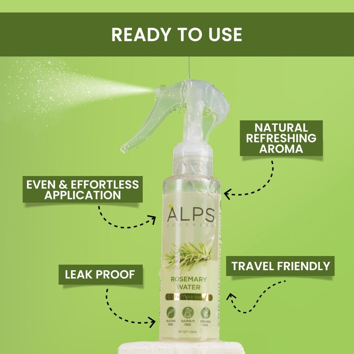 Alps Goodness Rosemary Water for Hair Regrowth - Grab2buy