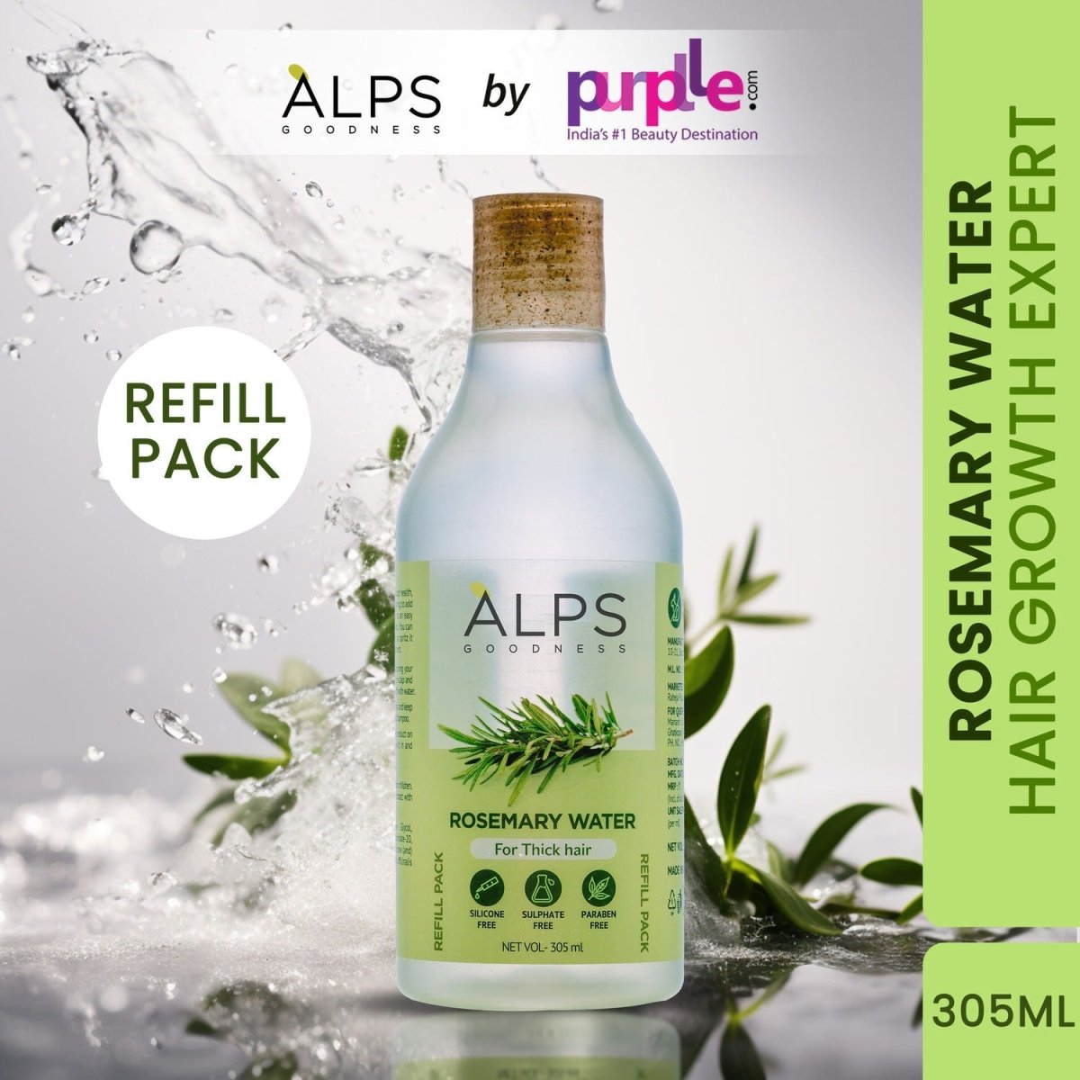 Alps Goodness Rosemary Water for Hair Regrowth - Grab2buy