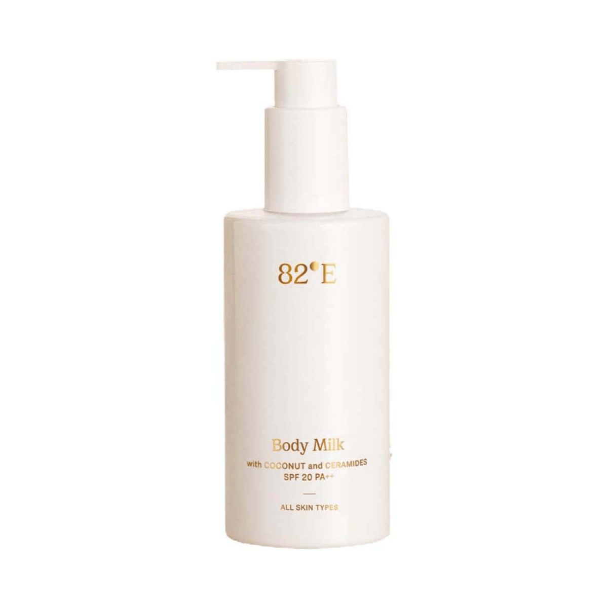 82°E By Deepika Padukone Body Milk Cream, SPF 20 PA++ with Coconut and Ceramides 