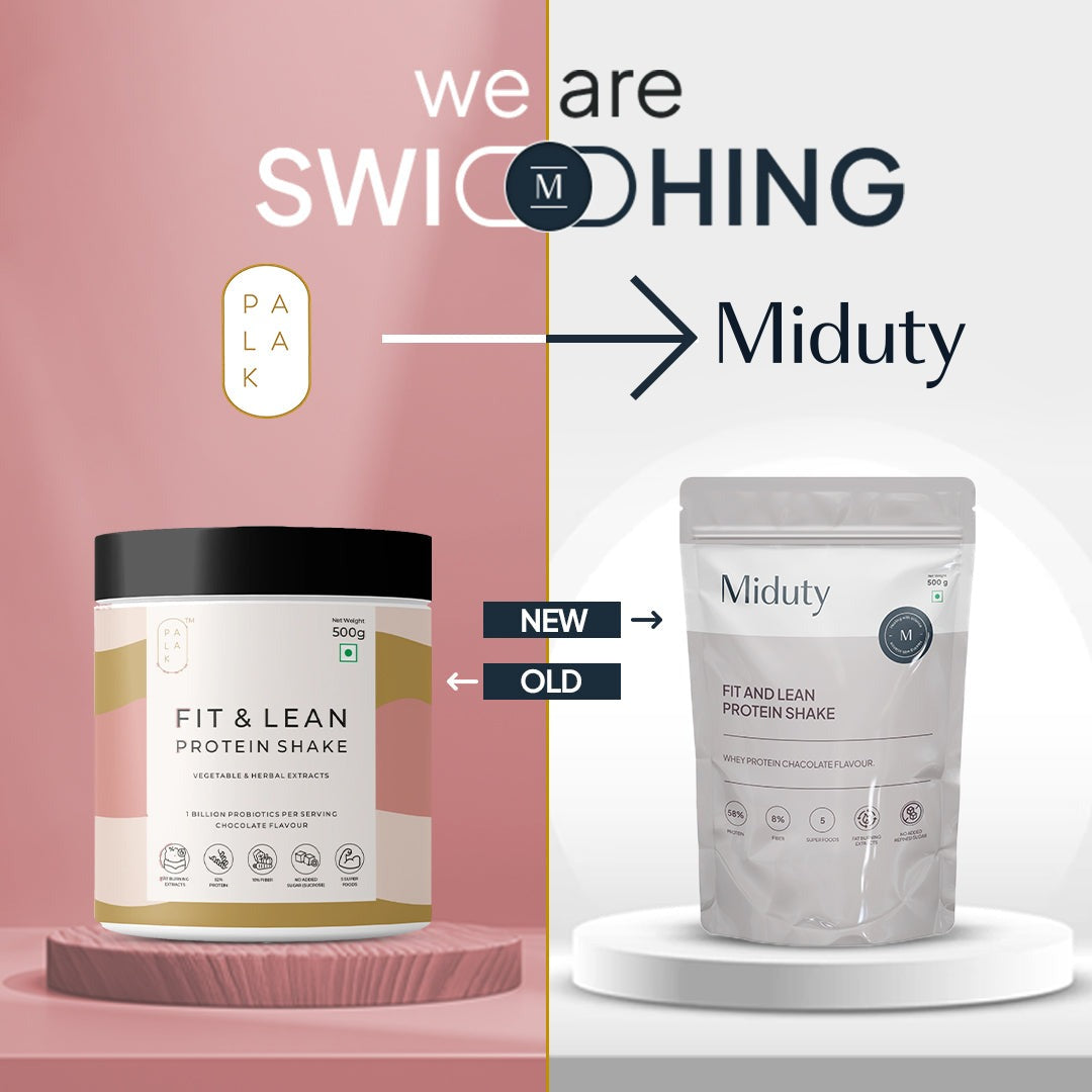 Miduty by Palak Notes Fit & Lean Protein Shake 