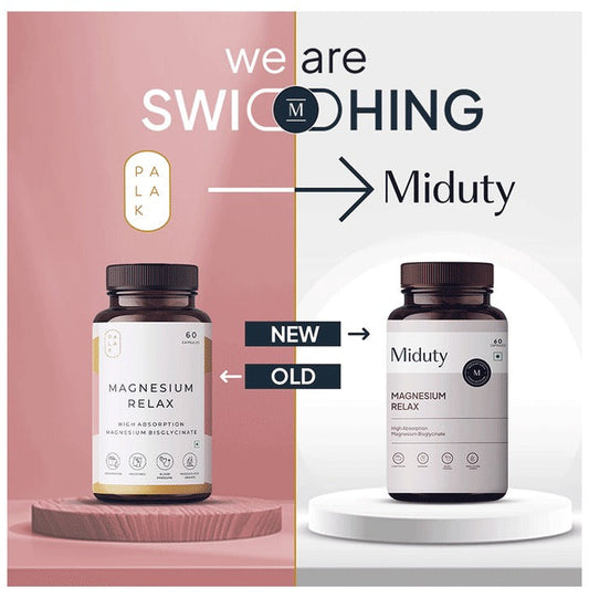 Miduty by Palak Notes Magnesium Relax Capsules - Grab2buy