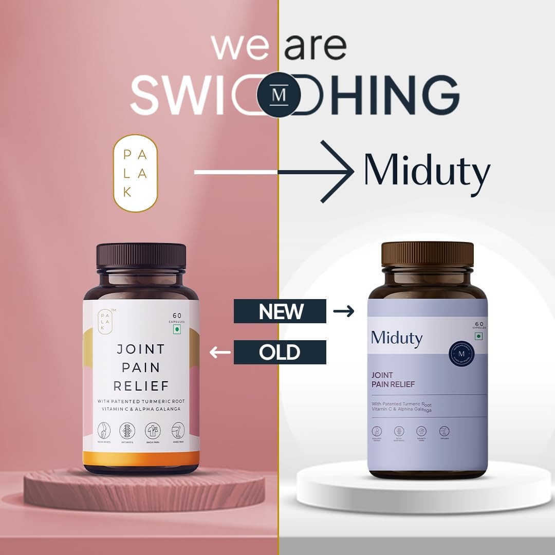 Miduty by Palak Notes Joint Pain Relief Capsules - Grab2buy