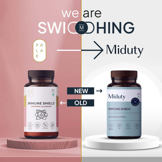 Miduty by Palak Notes Immune Shield Seasonal Allergies Capsules - Grab2buy