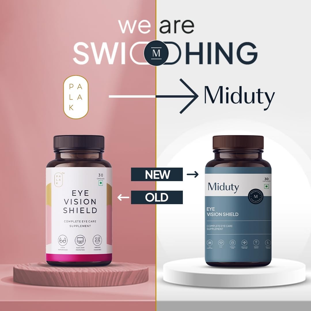Miduty by Palak Notes Eye Vision Shield Complete Eye Care Capsules 