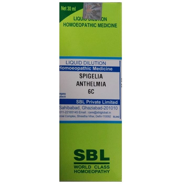 SBL Homeopathy Spigelia Dilution - Grab2buy