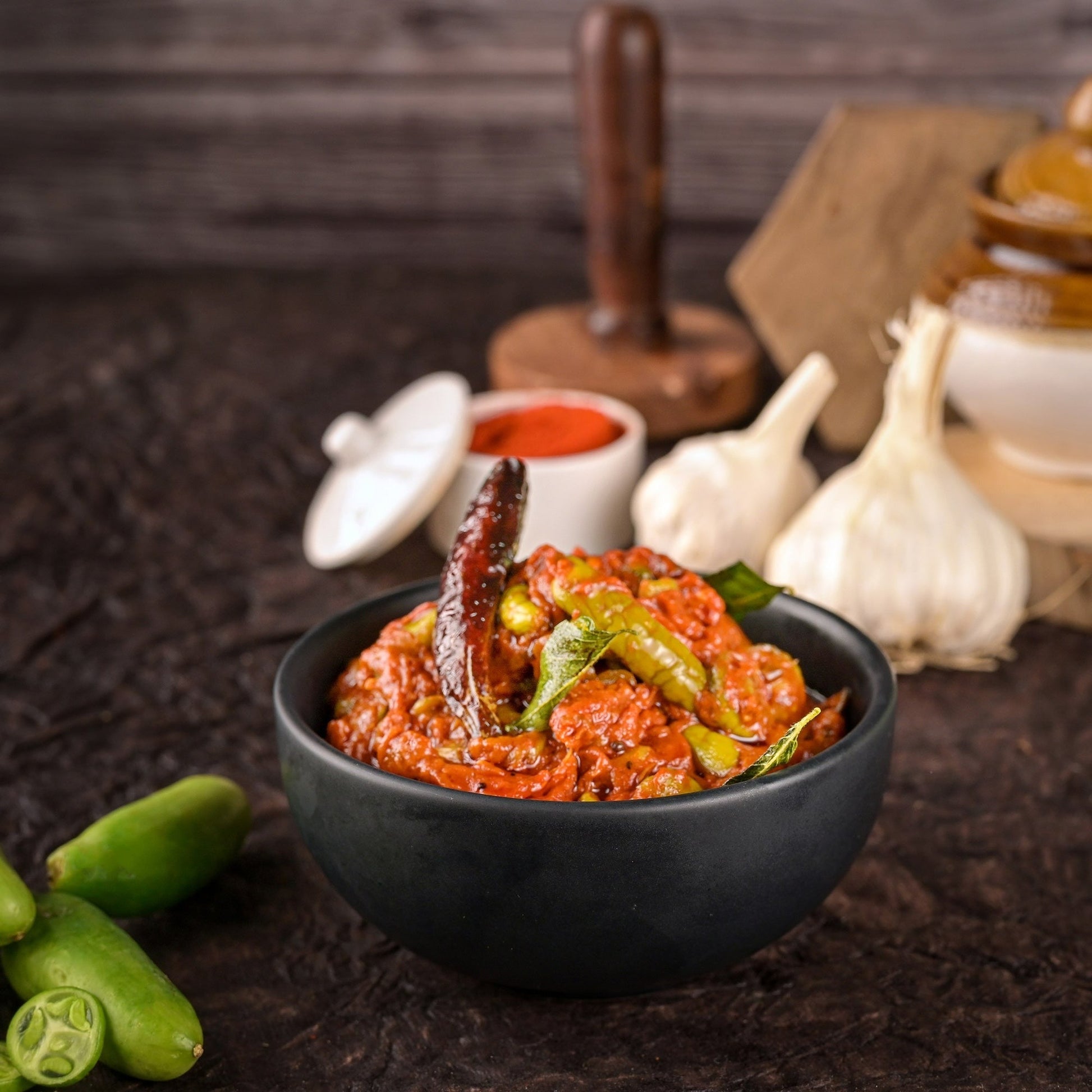 Vellanki Foods - Scarlet Gourd Pickle / Dondakaya Pickle 