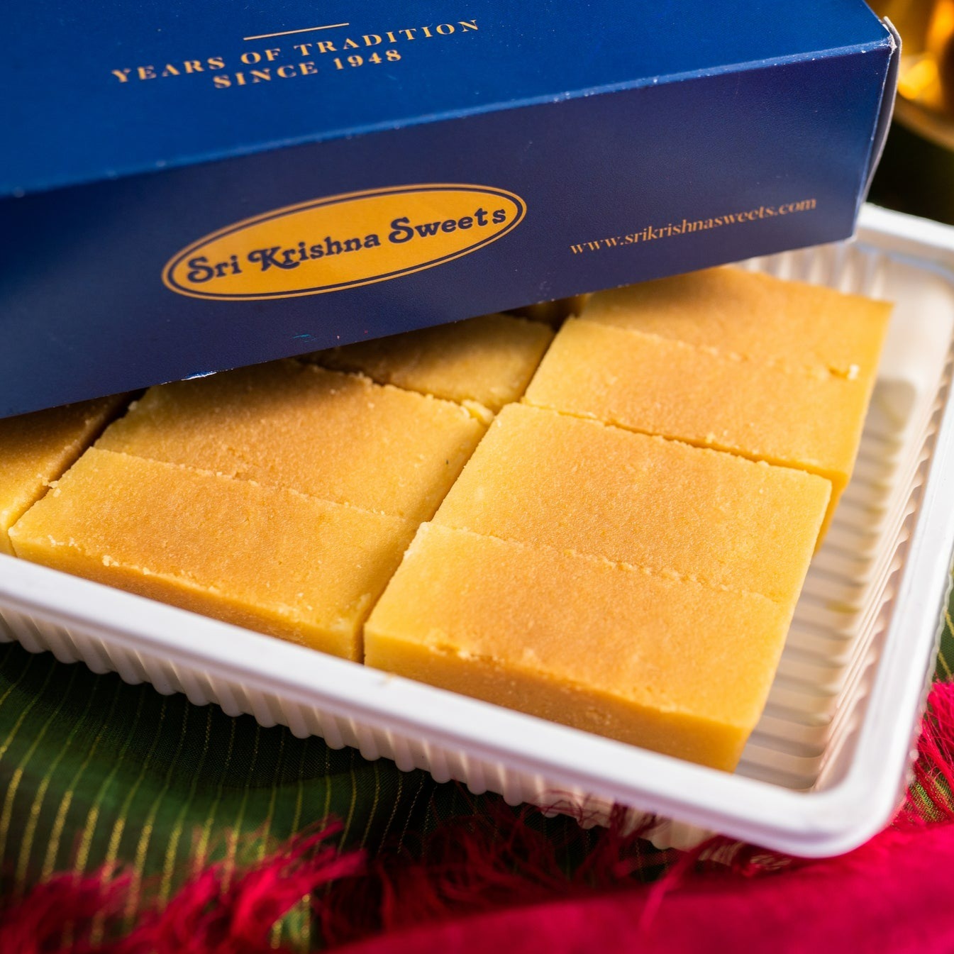 Sri Krishna Sweets Mysurpa (Mysore Pak) | Sri Krishna Mysore Pak That Melts Your Heart - Grab2buy