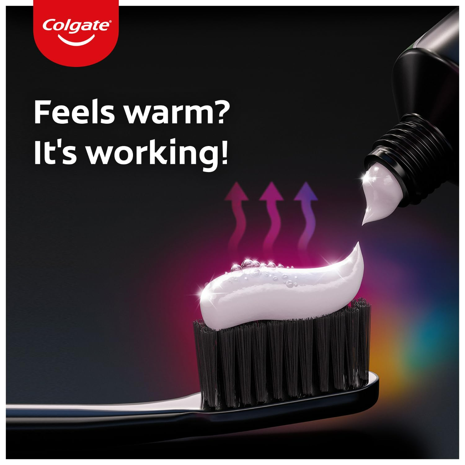 Colgate Visible White O2 Teeth Whitening Toothpaste with Peppermint Sparkle 