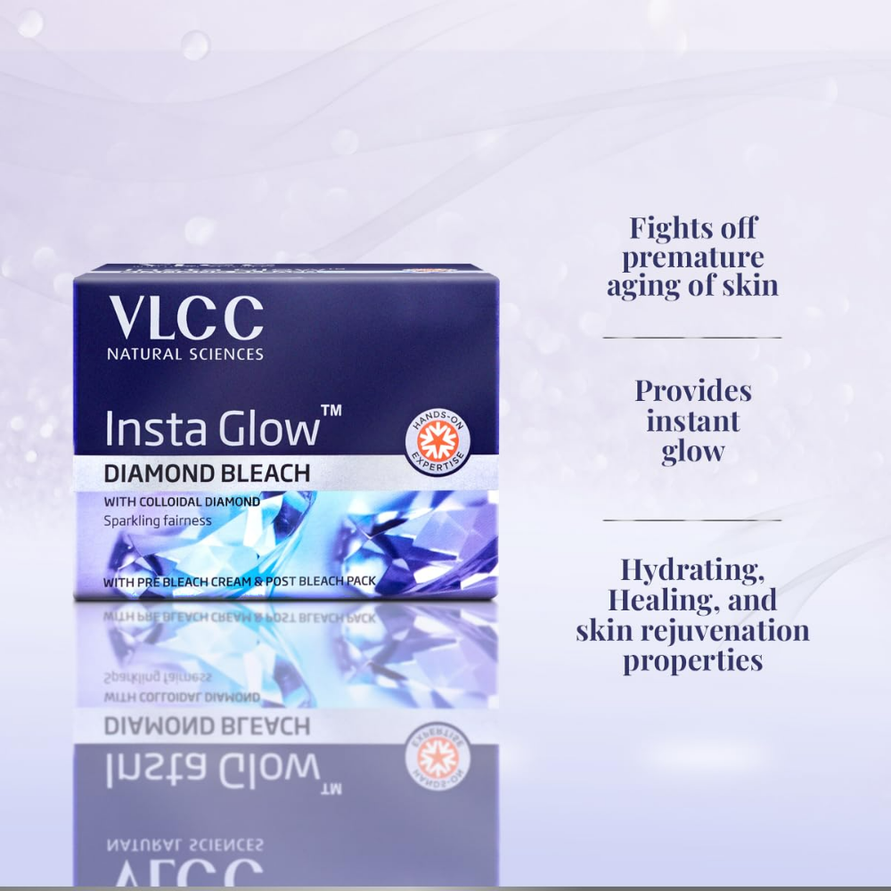 VLCC Insta Glow Diamond Bleach  Grab2Buy VLCC Grab2Buy